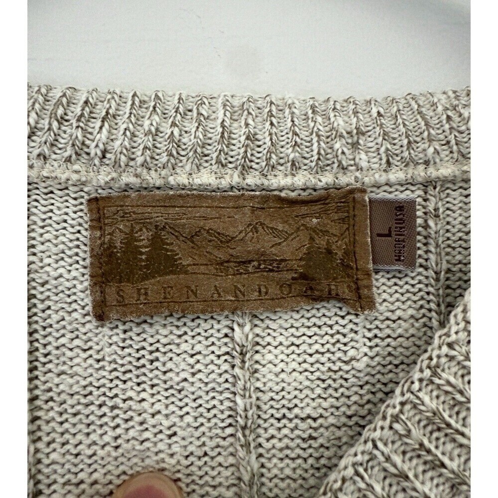 Vintage Shenandoah Crew Neck Pullover Sweater Men's L Boho gorpcore outdoors - Picture 2 of 6
